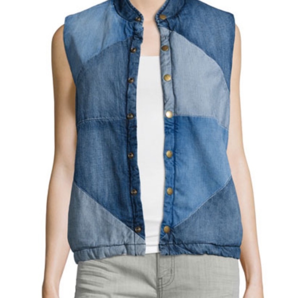 Current Elliott Patchwork Vest 0 - image 2